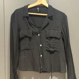 Flowy Zara black shirt